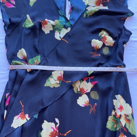 Rachel Roy SZ 1X silky midi floral dress - Picture 10 of 13